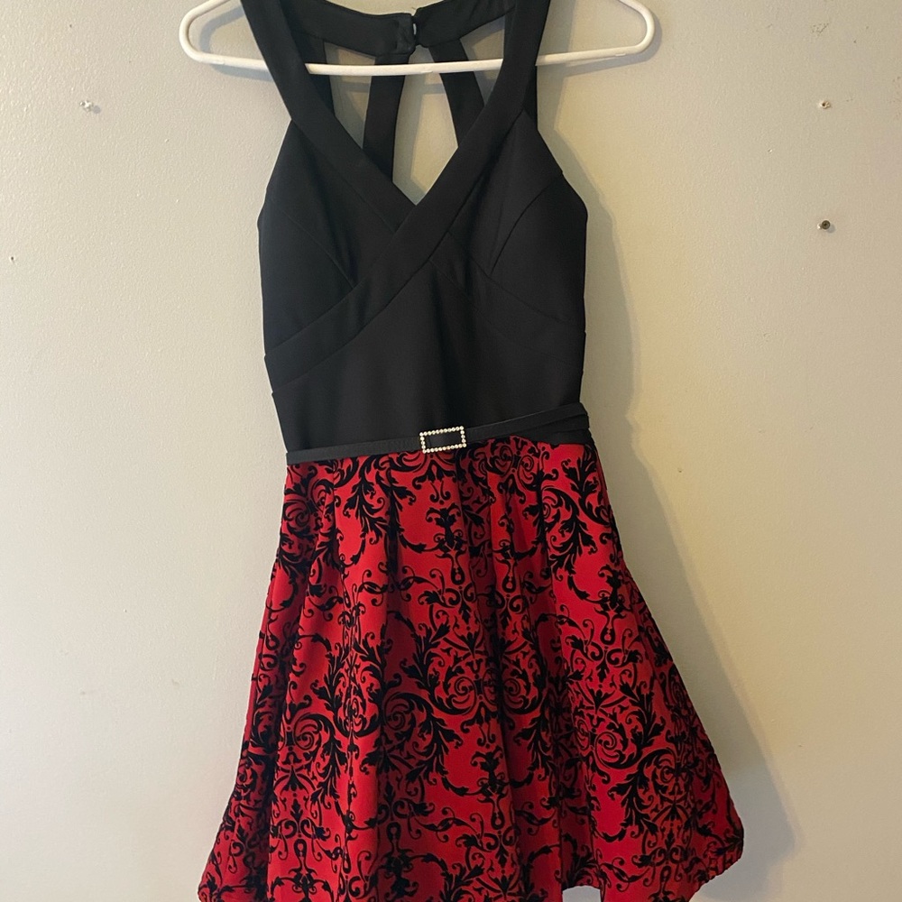 Red and Black Homecoming/Prom Dress